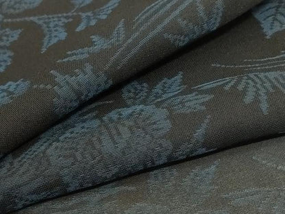 平和屋着物＊夏物 小紋 紗 草花文 正絹 逸品 AABC9419jd