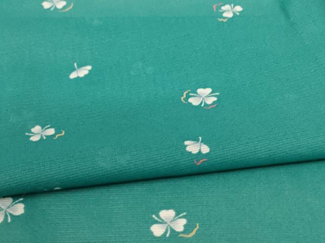 平和屋着物＊夏物 小紋 絽 舞葉文 洗える着物 AABC9424jd