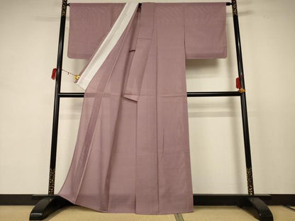 平和屋着物＊夏物 色無地 絽 梅染色 正絹 逸品 未使用 AABC9428jd