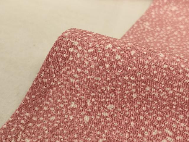平和屋着物＊夏物　小紋　絽　霞文　洗える着物　未使用　AABC9429jd