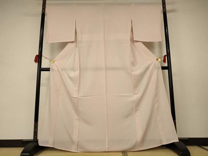 平和屋着物＊夏物 色無地 絽 肌色 正絹 逸品 未使用 AABC9430jd