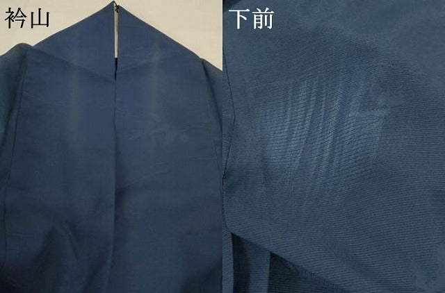 平和屋着物＊夏物 色無地 絽 舞葉紋紗 褐返色 洗える着物 AABC9431jd