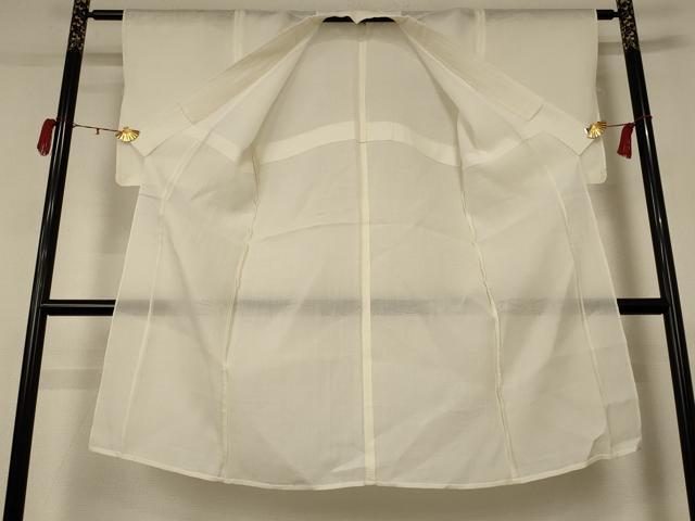 平和屋着物＊夏物 長襦袢 紗 鳥の子色 麻 逸品 AABC9434jd
