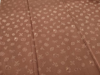 平和屋着物●豪華色留袖 宝尽くし 正絹 逸品 AABC9473ck