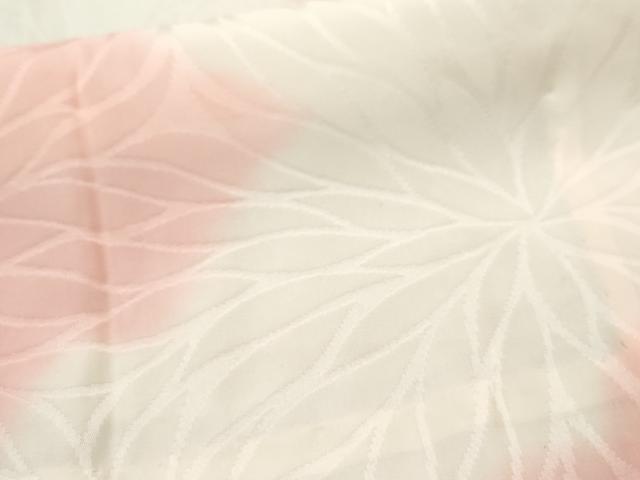平和屋着物■長襦袢　無双仕立て　菊地紋　暈し染め　正絹　逸品　AABC9600cs