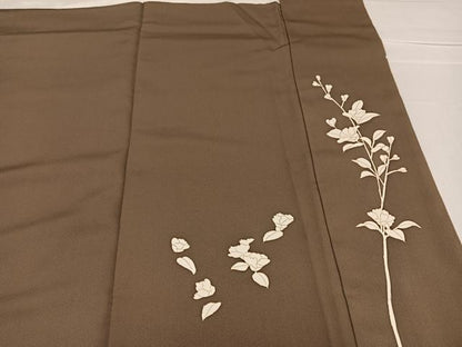 平和屋着物●訪問着　枝花文　金彩　正絹　逸品　AABC9641ph