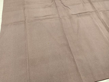 平和屋着物●江戸小紋 万筋 煤竹色×霞色 正絹 逸品 AABC9661ph