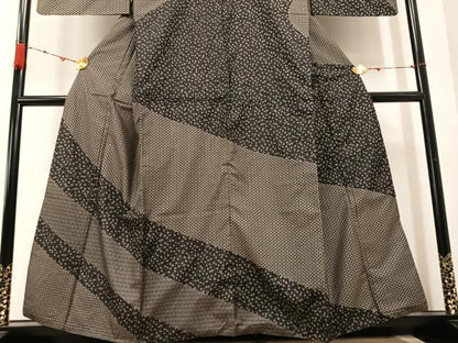 平和屋着物●本場大島紬 染大島 訪問着 吉祥花文 正絹 逸品 AABC9663ph