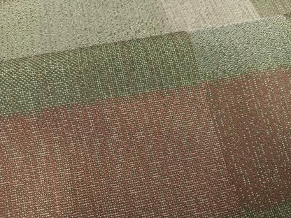 平和屋着物●お召　幾何学文様　正絹　逸品　AABC9682ph