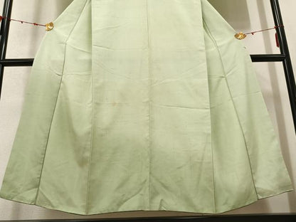 平和屋着物●紬 訪問着 霞文 胴抜き仕立て 正絹 逸品 AABC9685ph