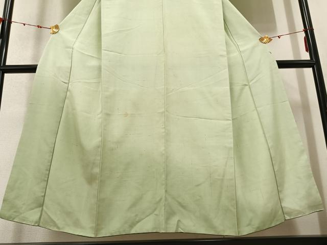 平和屋着物●紬 訪問着 霞文 胴抜き仕立て 正絹 逸品 AABC9685ph