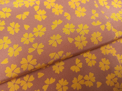 平和屋着物●長襦袢　無双仕立て　舞花文　正絹　逸品　AABC9717ph