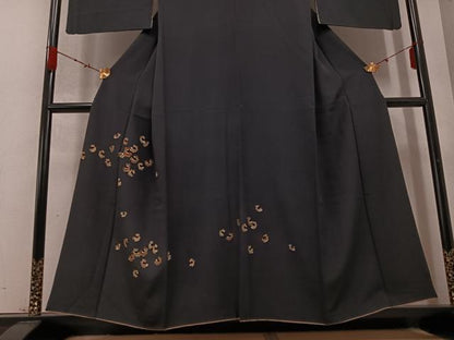 平和屋着物●訪問着　刺繍　束ね熨斗文　さが美扱い　正絹　逸品　AABC9785ph