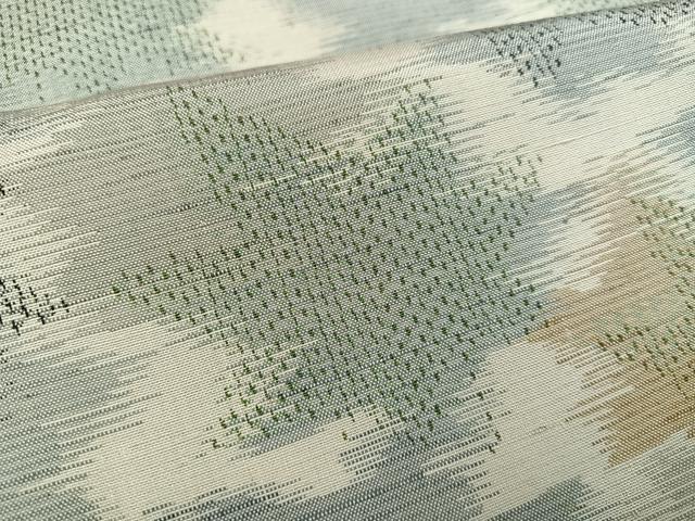 平和屋着物●上質な紬　楓　正絹　逸品　AABC9801ph
