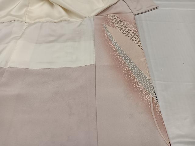 平和屋着物●豪華色留袖　飾花文　暈し染め　金彩　正絹　逸品　AABC9827ph