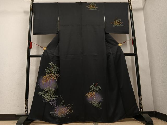 平和屋着物●訪問着 草木文 暈し染め 正絹 逸品 AABC9833ph