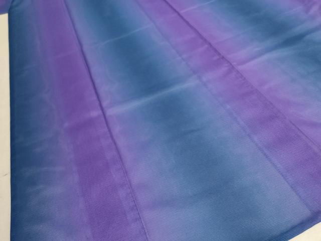 平和屋着物＊夏物 小紋 絽 縞 暈し染め 洗える着物 未使用 AABC9848jd