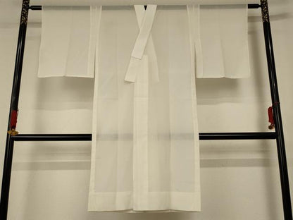 平和屋着物＊夏物　長襦袢　絽　鳥の子色　洗える着物　AABC9852jd