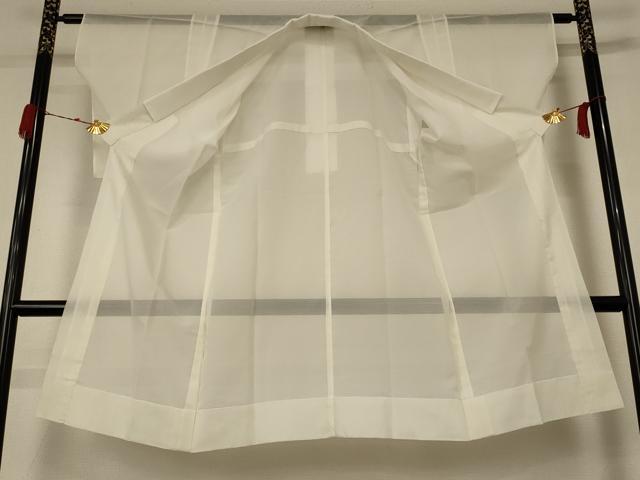 平和屋着物＊夏物　長襦袢　絽　鳥の子色　洗える着物　AABC9852jd