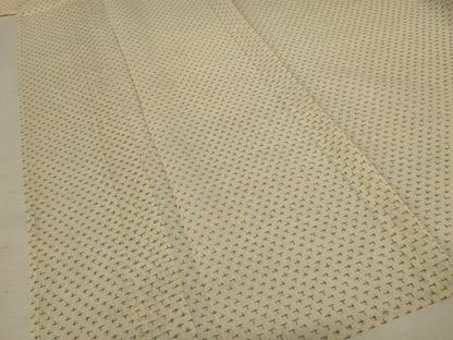 平和屋着物＊夏物　絹芭蕉　十字絣　正絹　逸品　AABC9858jd