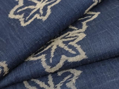 平和屋着物＊夏物 小千谷ちぢみ 楓 麻 逸品 AABC9870jd