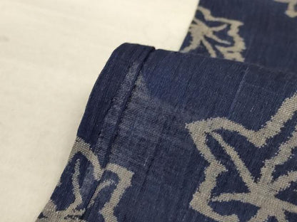 平和屋着物＊夏物 小千谷ちぢみ 楓 麻 逸品 AABC9870jd