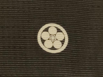 平和屋着物＊夏物 黒留袖 絽 風景文 銀彩 正絹 逸品 AABC9871jd