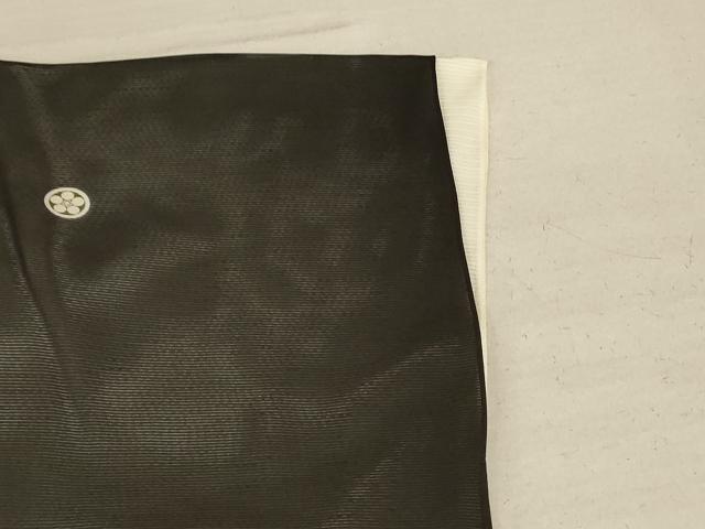 平和屋着物＊夏物 黒留袖 絽 風景文 銀彩 正絹 逸品 AABC9871jd