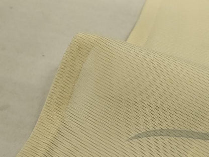 平和屋着物＊夏物 訪問着 絽 草花文 銀彩 正絹 逸品 AABC9875jd