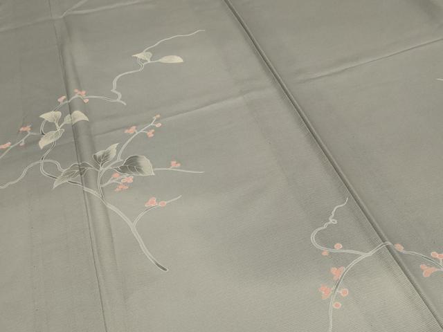 平和屋着物＊夏物 訪問着 絽 枝葉文 暈し染め 正絹 逸品 AABC9877jd