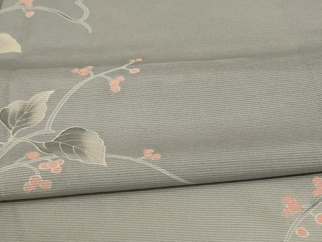 平和屋着物＊夏物 訪問着 絽 枝葉文 暈し染め 正絹 逸品 AABC9877jd