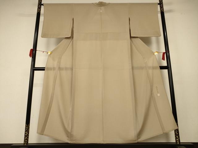〈着物のみ〉単衣　色無地　夏着物　正絹　作家物　成竹登茂男　加賀友禅　J5 平和屋着物＊夏物 本加賀友禅作家 成竹登茂男 色無地 絽