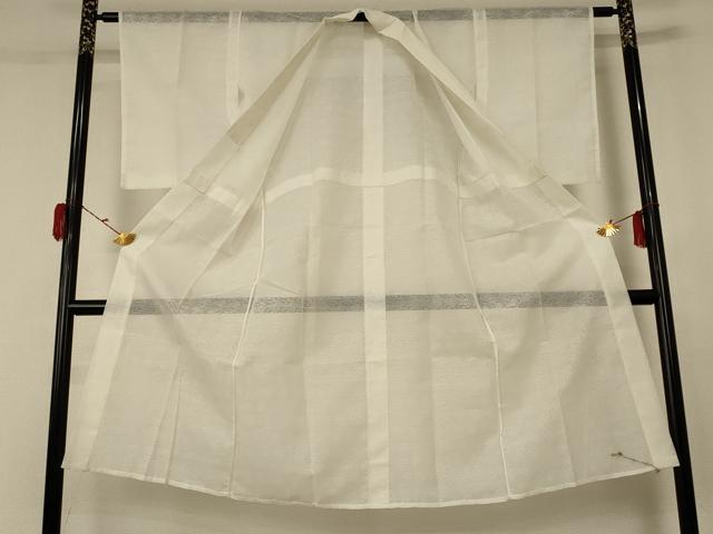 平和屋着物＊夏物 長襦袢 紗 象牙色 洗える着物 AABC9892jd