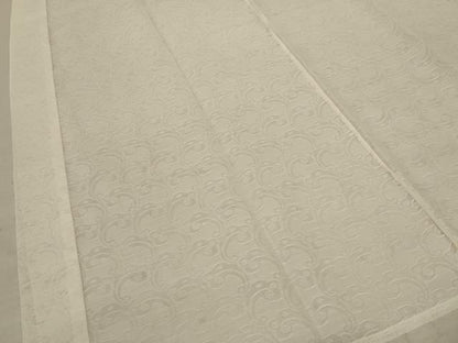 平和屋着物＊夏物 長襦袢 紗 象牙色 洗える着物 AABC9892jd