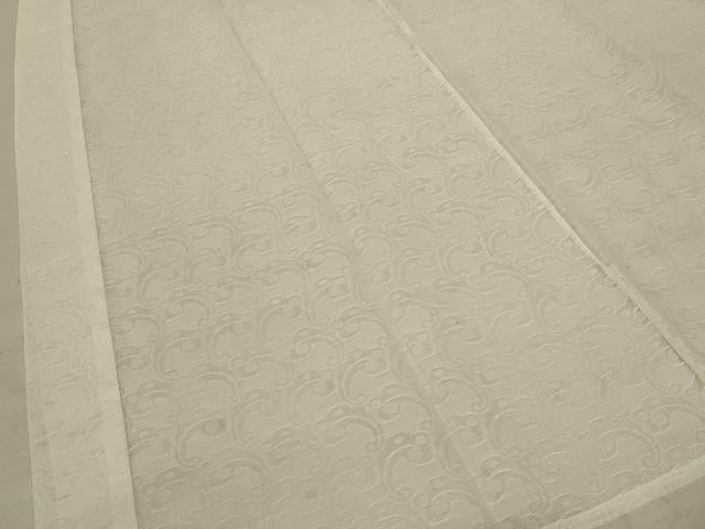 平和屋着物＊夏物 長襦袢 紗 象牙色 洗える着物 AABC9892jd