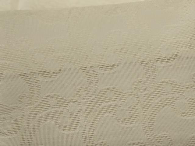 平和屋着物＊夏物 長襦袢 紗 象牙色 洗える着物 AABC9892jd