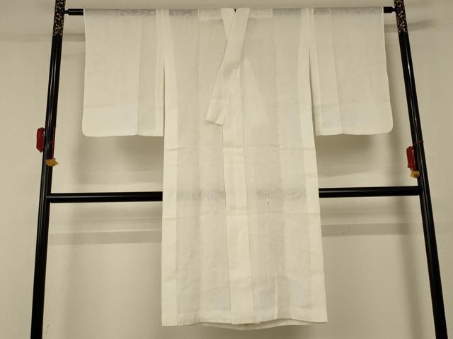平和屋着物＊夏物 長襦袢 鳥の子色 麻 逸品 AABC9897jd