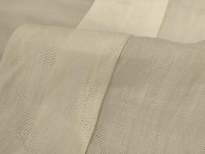 平和屋着物＊夏物 長襦袢 鳥の子色 麻 逸品 AABC9897jd
