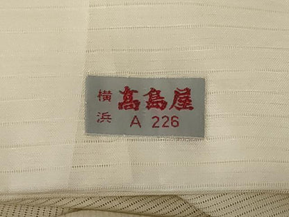 平和屋着物＊夏物 小紋 絽 唐辛子 高島屋扱い 洗える着物 AABC9901jd