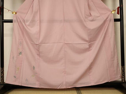 平和屋着物＊夏物 訪問着 絽 枝葉文 洗える着物 未使用 AABC9906jd