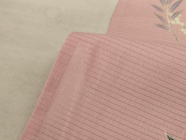平和屋着物＊夏物 訪問着 絽 枝葉文 洗える着物 未使用 AABC9906jd