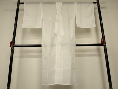 平和屋着物＊夏物 長襦袢 絽 白色 洗える着物 AABC9911jd