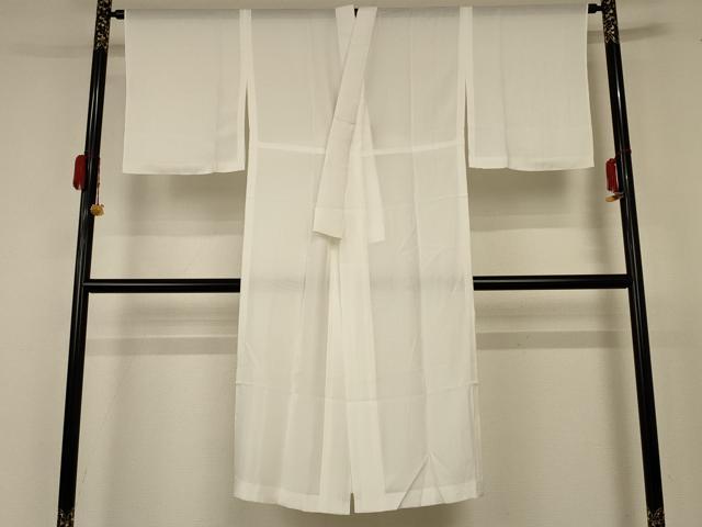 平和屋着物＊夏物 長襦袢 絽 白色 洗える着物 AABC9913jd