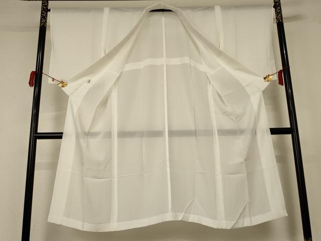 平和屋着物＊夏物 長襦袢 絽 白色 洗える着物 AABC9913jd