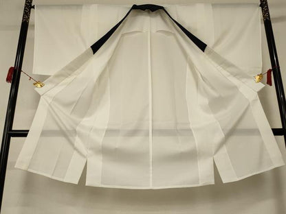 平和屋着物＊夏物 長襦袢 絽 白色 洗える着物 AABC9914jd