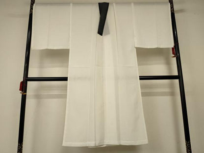 平和屋着物＊夏物 長襦袢 絽 白色 洗える着物 AABC9916jd