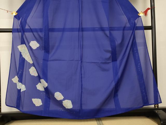 平和屋着物＊夏物 訪問着 絽 草花文 金彩 洗える着物 未使用 AABC9919jd