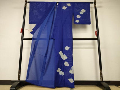 平和屋着物＊夏物 訪問着 絽 草花文 金彩 洗える着物 未使用 AABC9919jd