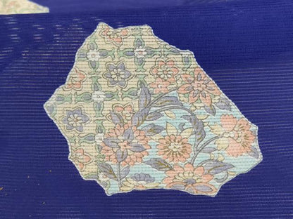 平和屋着物＊夏物 訪問着 絽 草花文 金彩 洗える着物 未使用 AABC9919jd