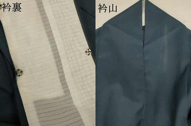 平和屋着物＊夏物 色無地 絽 百入茶色 洗える着物 AABC9926jd